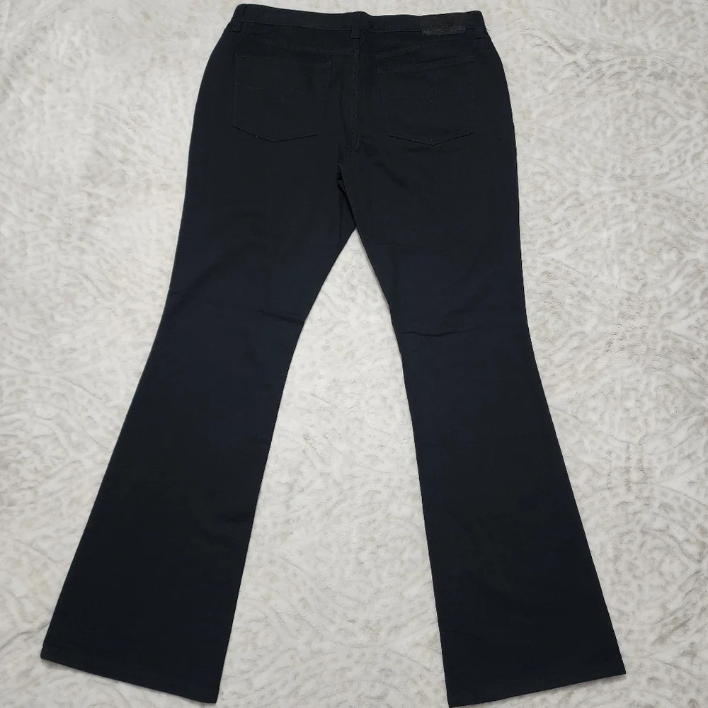 RLL Lauren‎ Jeans Co Ralph Lauren Women's  Contemporary BootCut Sz 10 Black - Picture 4 of 15